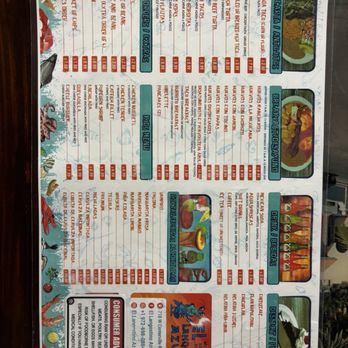 El Langostino Azul menu 2